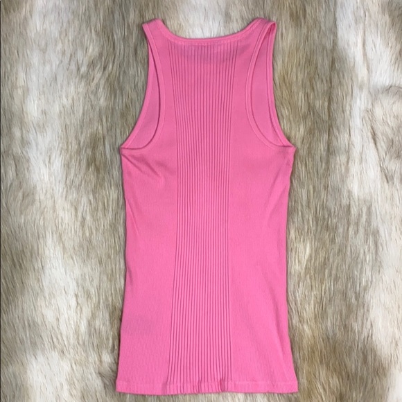 Lauren Ralph Lauren Pink Ribbed Tank, S, NWT - Picture 8 of 8